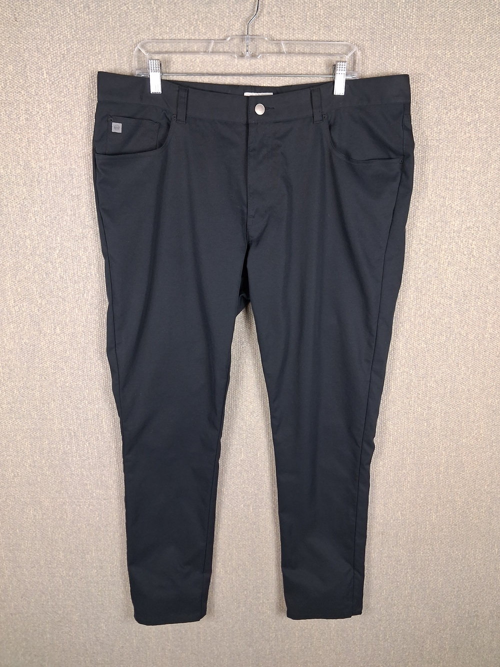 Peter Millar eb66 Performance Five-Pocket Pant Classic Stretch Golf Black 38x30